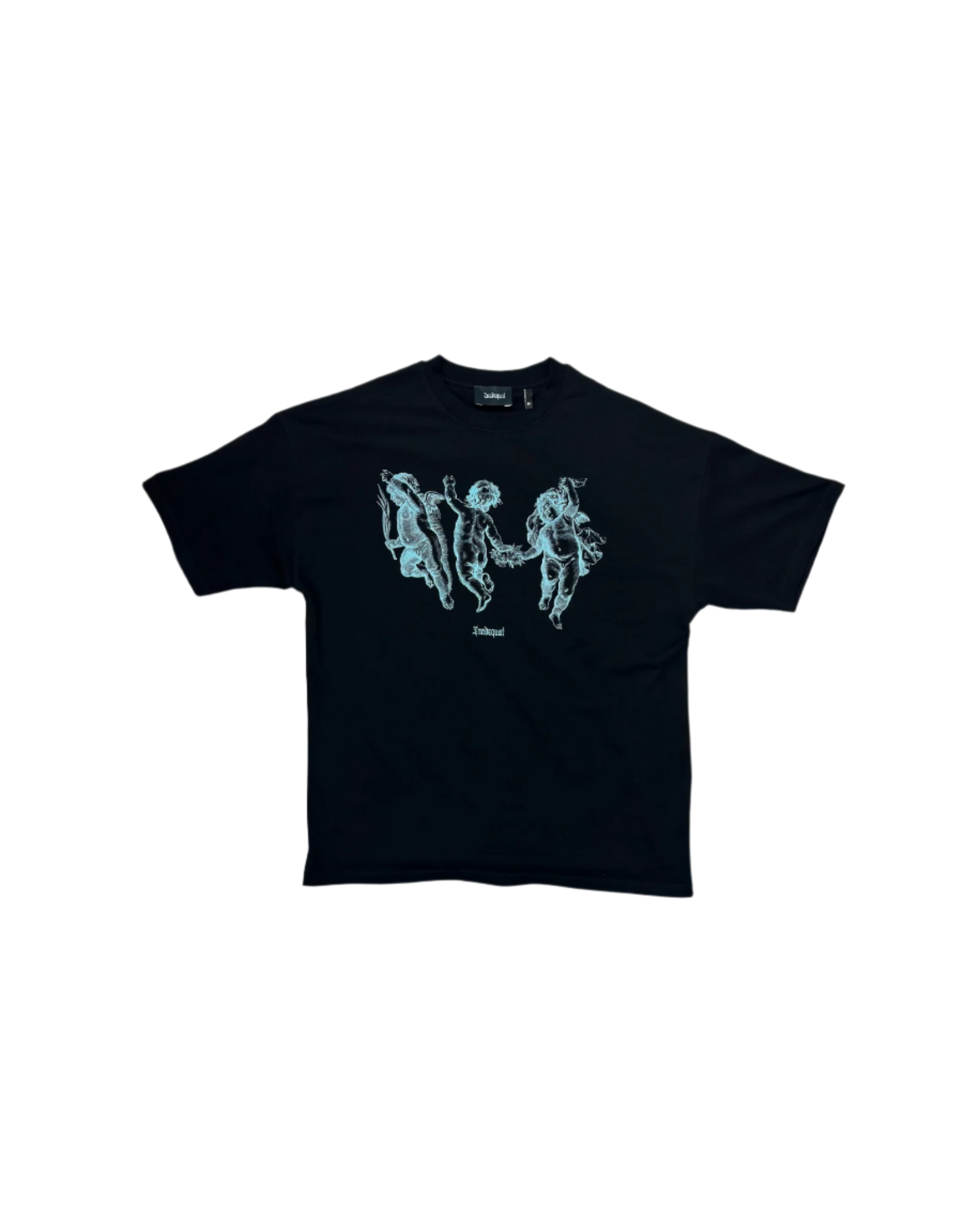 NO TIME FOR ROMANCE T-SHIRT - BLACK