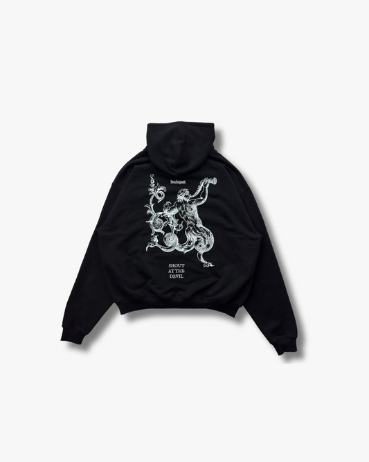 EMBRACE THE DELIRIUM HOODIE - BLACK